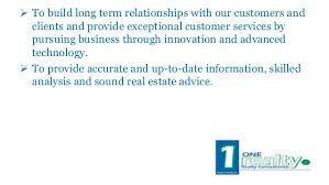 1Realtyin Real Estate Consultant