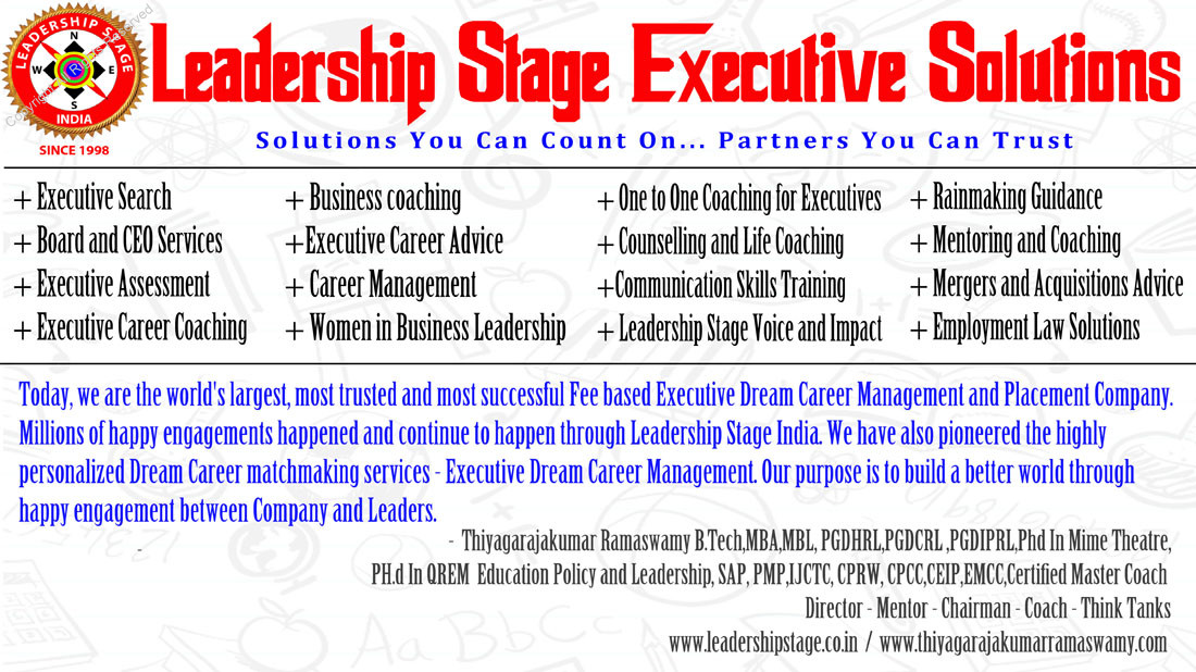 Leadership Stage Kalaanantarupah Rpo Consultants 