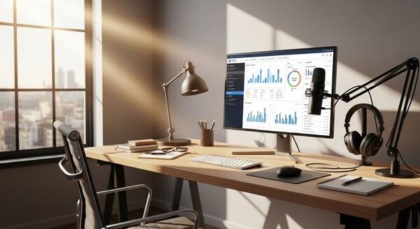 Cloud phone system interface displaying call analytics for UK businesses